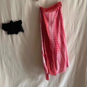 Pink Tie-Dye Skirt